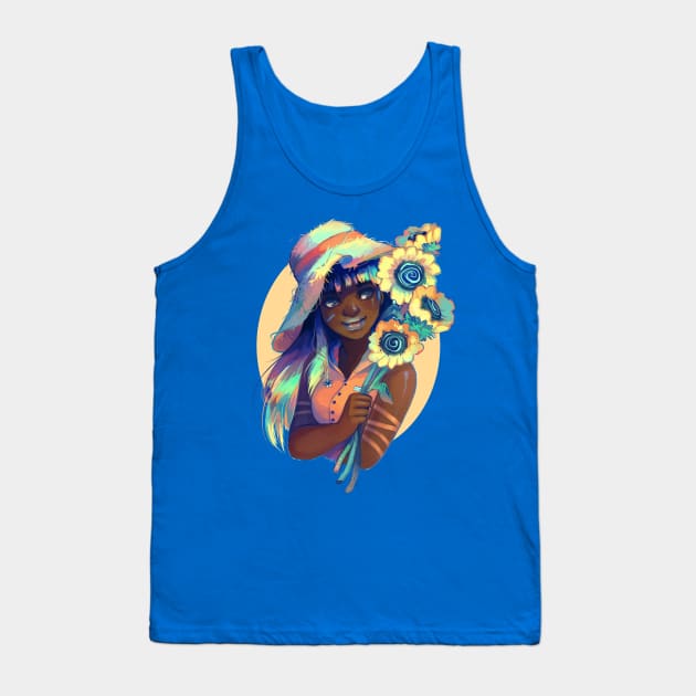 Sunflowers Tank Top by GDBee